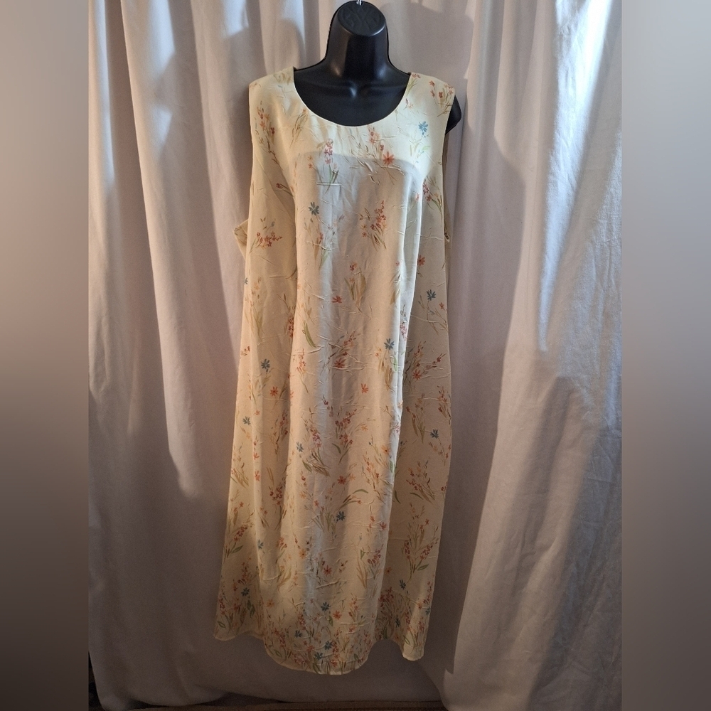 R&K Cream Floral Dress
